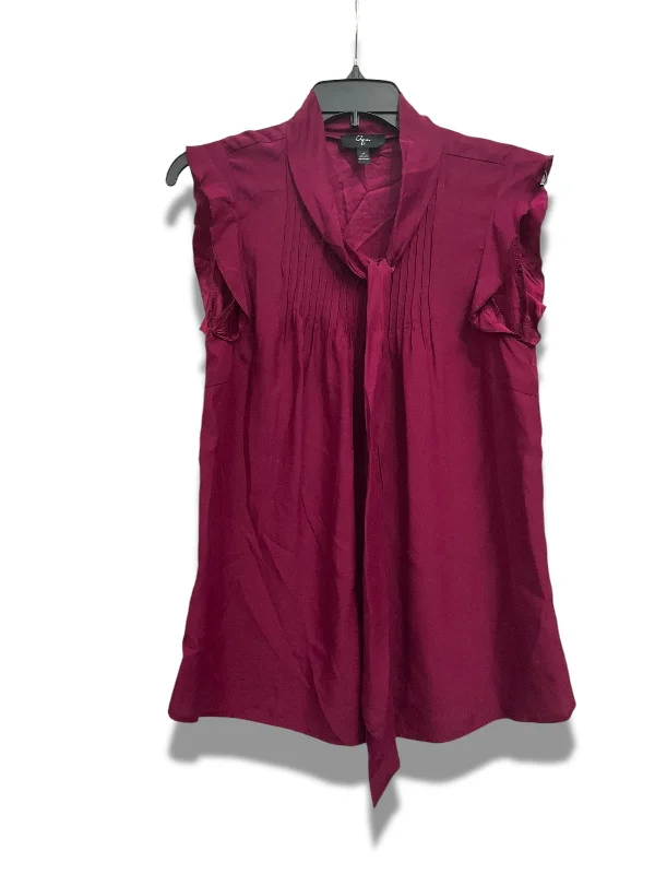 Top Sleeveless By Aqua In Red, Size: M