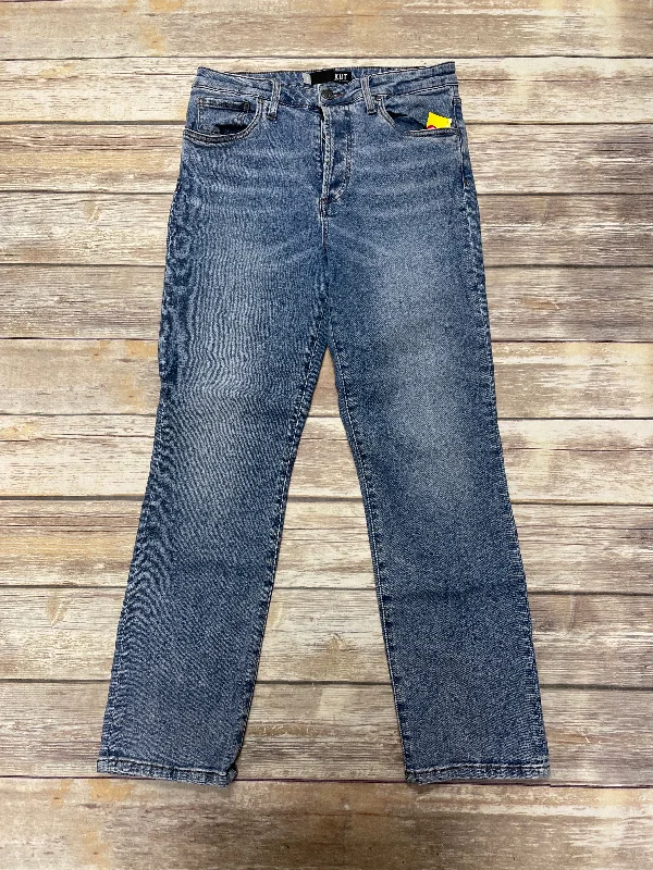 Jeans Straight By Kut In Blue Denim, Size: 6